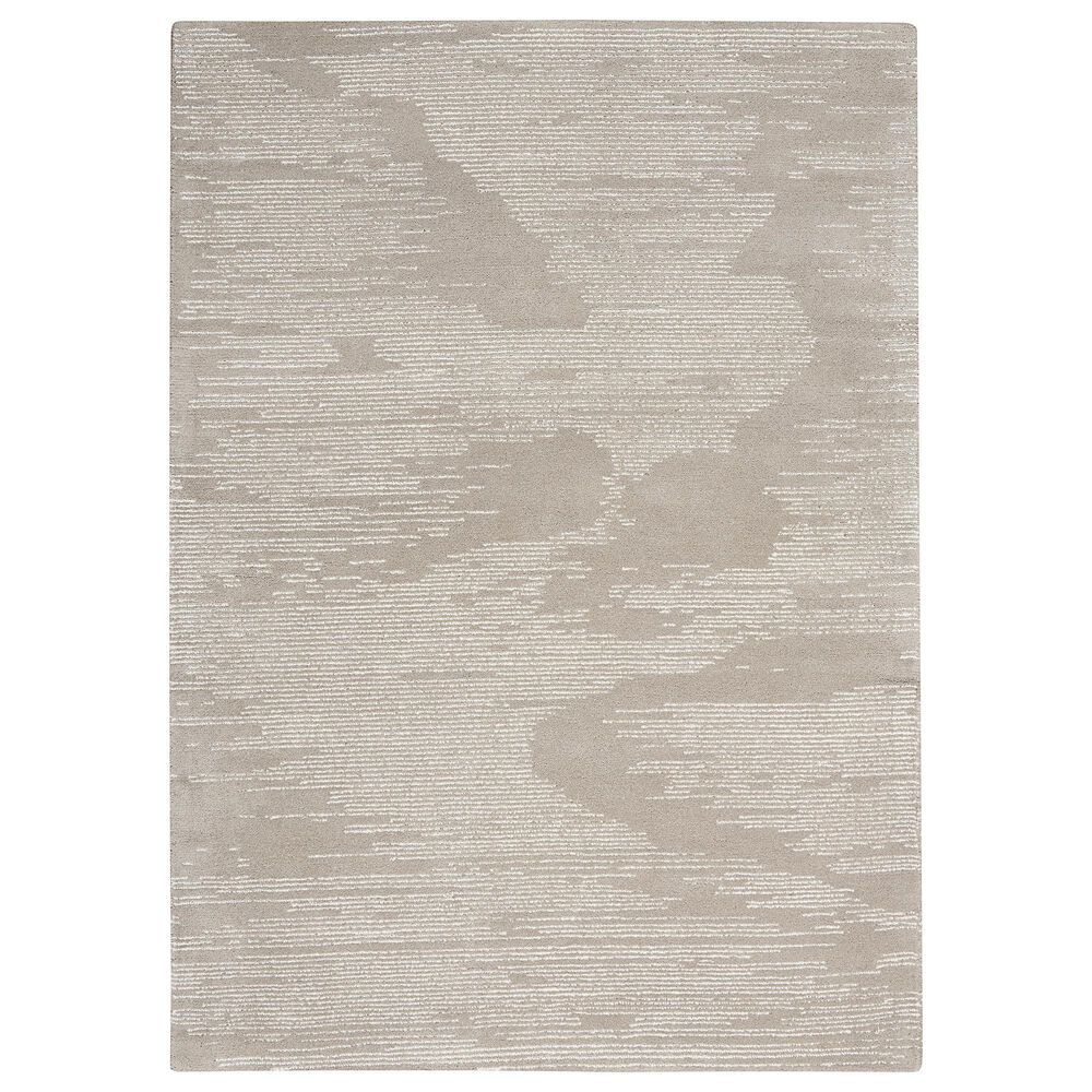 Nourison Ma30 Star 7"9" x 9"9" Taupe and Ivory Area Rug, , large