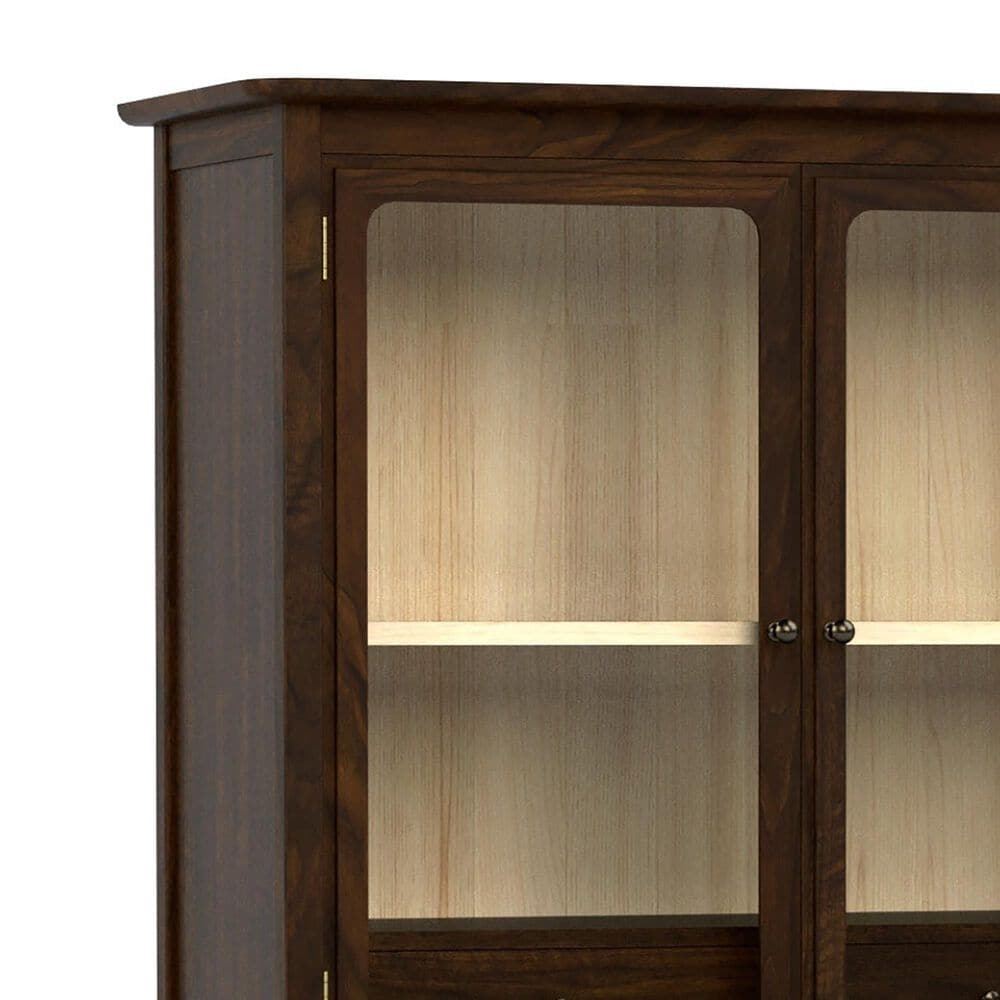 Stickley Furniture Hudson Valley Two-Door Hutch in Dark Roast, , large