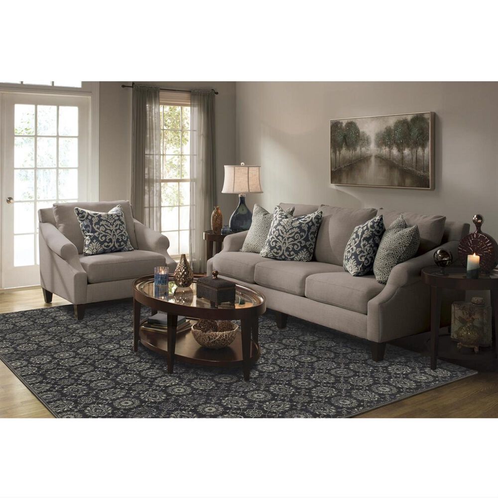 Oriental Weavers Richmond 214H 9&#39;10&quot; x 12&#39;10&quot; Navy Area Rug, , large