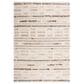 RIZZY Nova 8" x 10" Geometric Silver and Ivory Area Rug, , large
