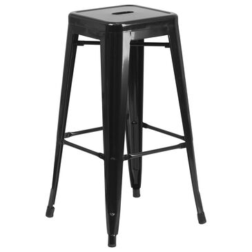 Flash Furniture 30" Barstool in Black, , large