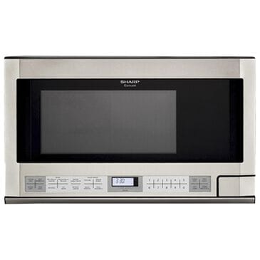 Sharp 1.5 Cu. Ft. Over-the-Counter Carousel Microwave Oven in Stainless Steel, , large