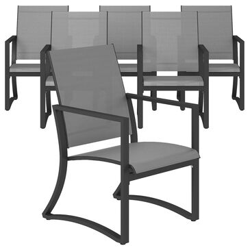 DHP Patio Dining Chair in Light Gray (Set of 6), , large