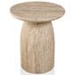 Furniture of America Karvyn 17" Side Table in Light Brown, , large
