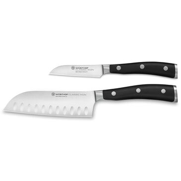 Wusthof Trident Classic Ikon 2-Piece Mini Asian Knife Set in Stainless Steel and Black, , large