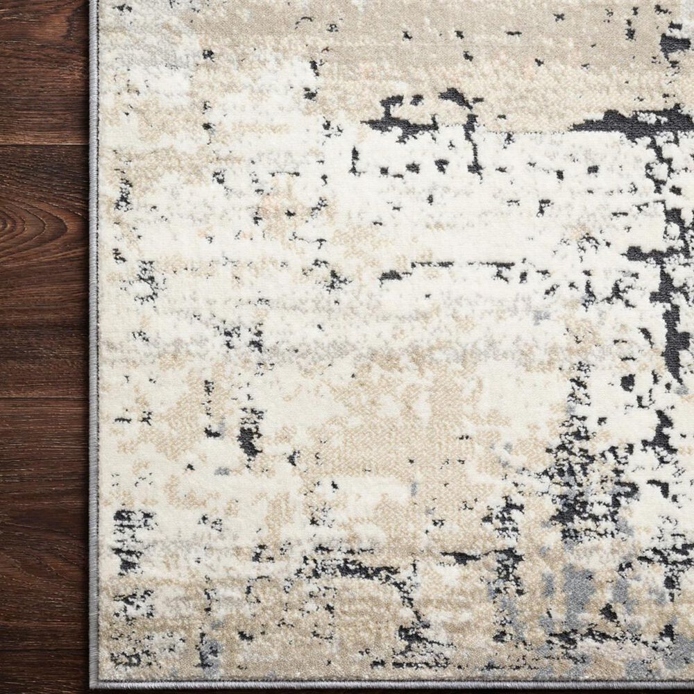Loloi II Lucia LUC-06 5&#39;2&quot; x 7&#39;7&quot; Granite Area Rug, , large