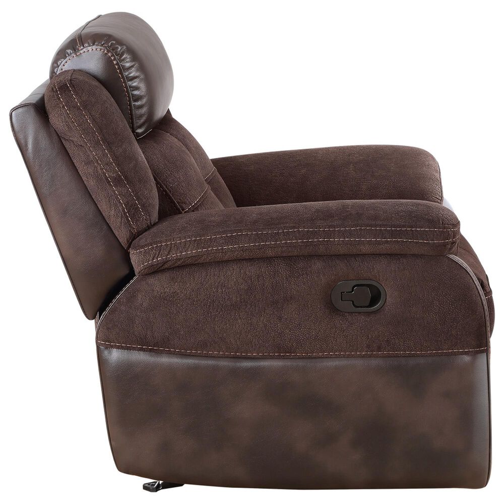 Steve Silver Pueblo Manual Recliner Chair in Coffee, , large