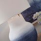 Ashley Dashland Metal Table Lamp in White and Navy, , large