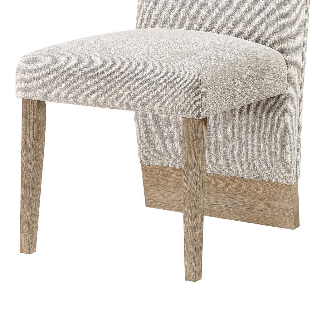 Modern Market Chanel Tufting Back Side Chair in Natural, , large