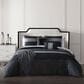BEBEJAN Kyle 5-Piece King Comforter Set in Black and Grey, , large