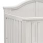 Delta Parker Mini Convertible Baby Crib with Mattress in Bianca White, , large