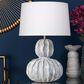 Splendor Living Yardfield Table Lamp in White and Blue, , large