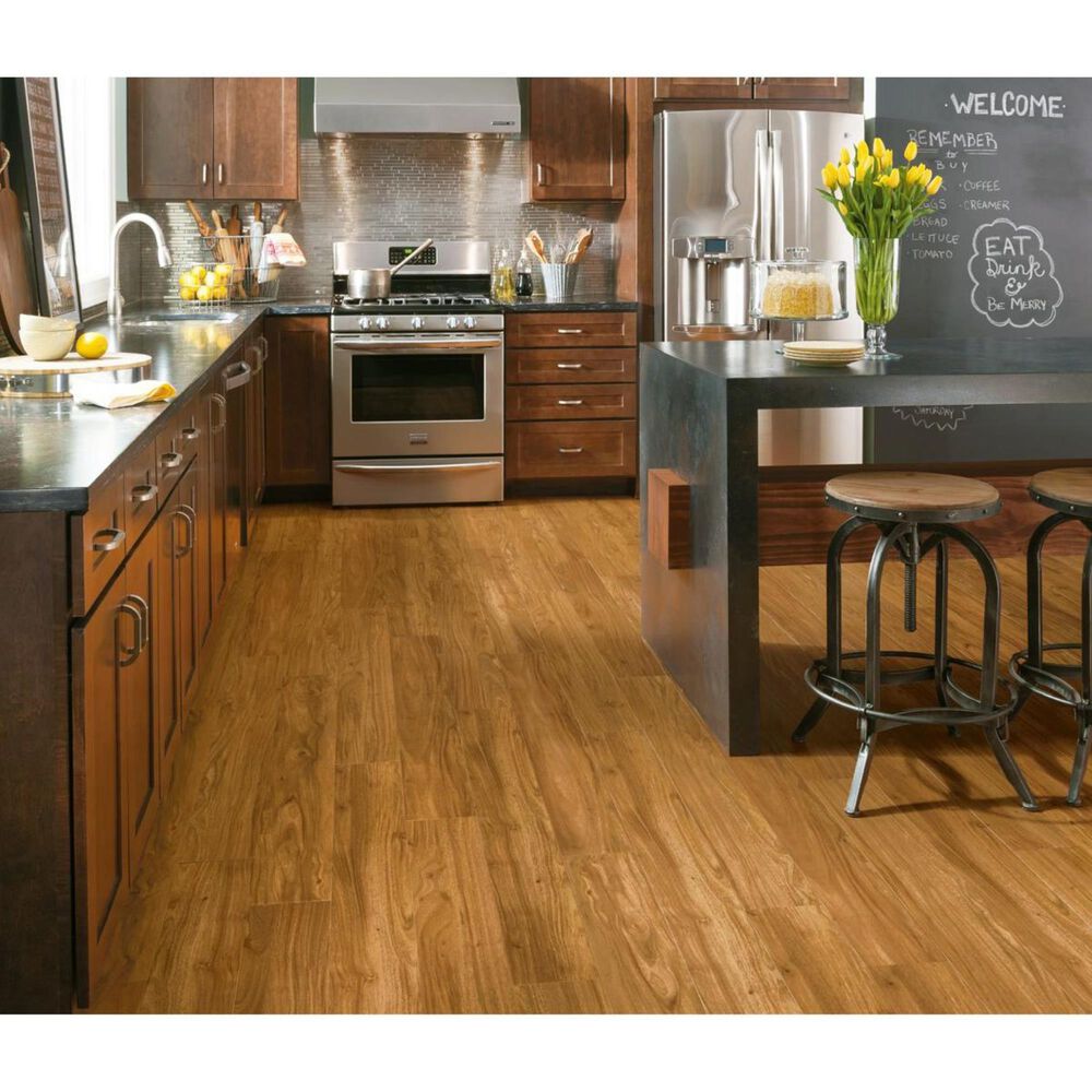 Armstrong Rigidcore Tropical Oak Natural 6" x 48" Luxury Vinyl Tile, , large