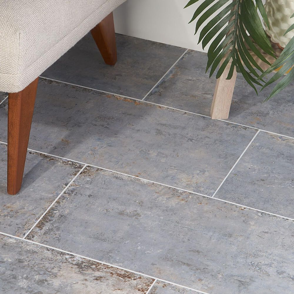 Soho Studio Artile Ocean Blue 12" x 24" Matte Porcelain Tile, , large