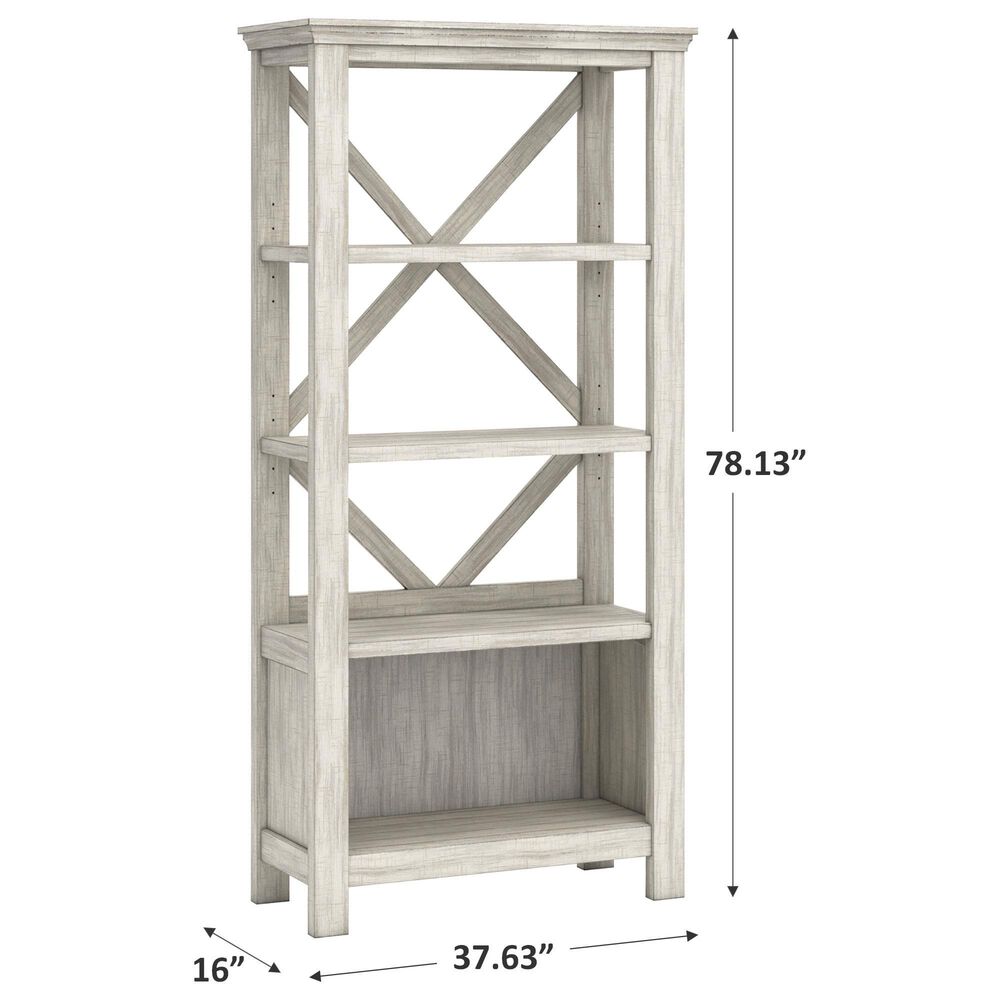 Ashley Carynhurst Large Bookcase in Whitewash, , large