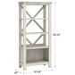 Ashley Carynhurst Large Bookcase in Whitewash, , large