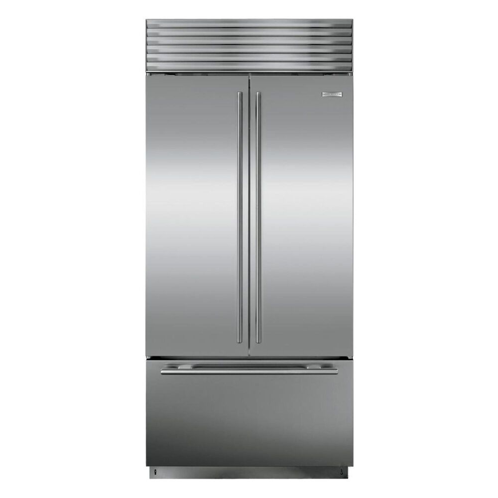 Sub Zero 36" Built-in French Door Refrigerator in Stainless Steel (Panel Ready), , large