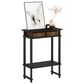 HOMLUX 2-Tier Tall-Wide Console Table in Espresso and Brown, , large