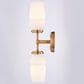 Vaxcel Warren 2-Light Wall Sconce in Brushed Brass, , large