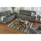 Ashley Bindura Manual Reclining Glider Loveseat in Mineral, , large