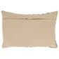Saro Waffle Weave 20" Square Throw Pillow in Natural, , large