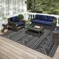 Dalyn Rug Company Sedona SN14 6" x 9" Midnight Indoor/Outdoor Area Rug, , large
