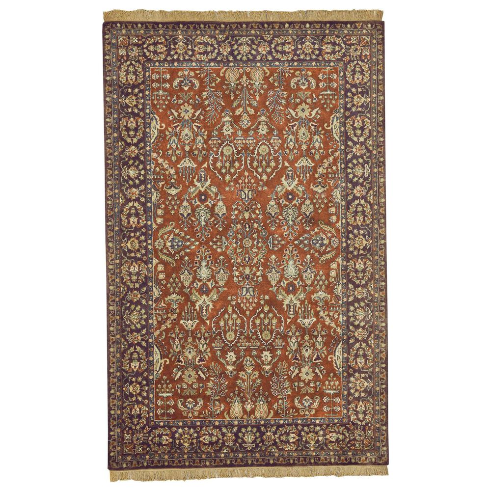 Feizy Rugs Amore 8327F 9'6" x 13'6" Cinnamon and Plum Area Rug, , large