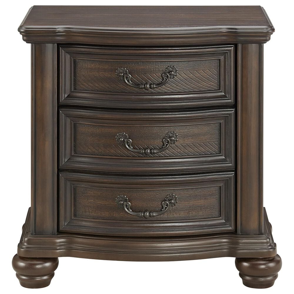 Mayberry Hill Brunswick 2-Drawer Nightstand in Mahogany, , large
