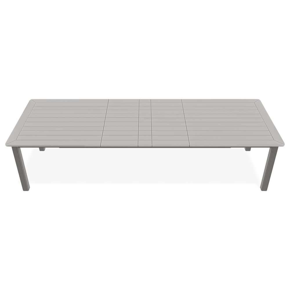 Telescope Rectangular Extension Dining Table in Warm Grey - Table Only, , large