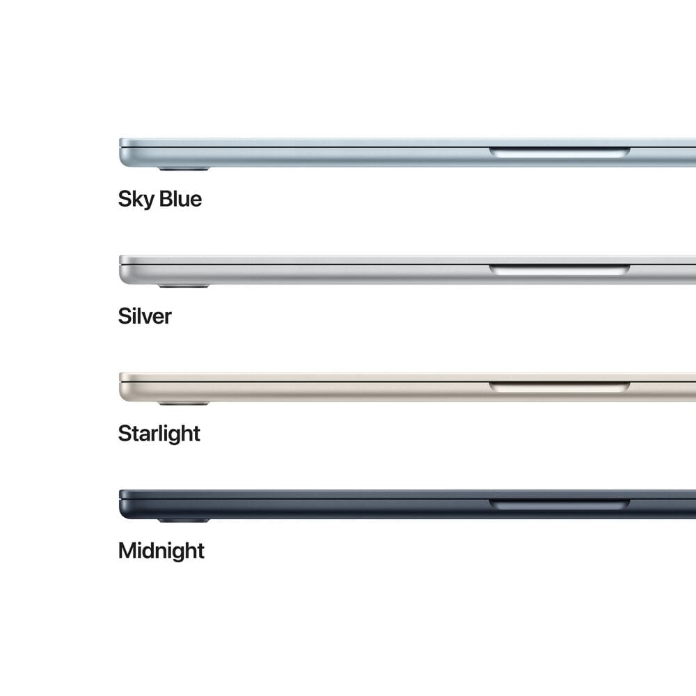 Apple MacBook Air 15-inch Laptop M5 chip - 10 Core CPU - 10 Core GPU - 24GB Memory - 1TB SSD - Midnight (Latest Model), , large