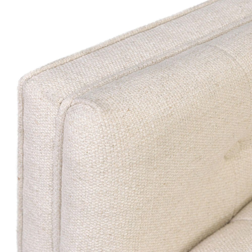 Four Hands Kiera Swivel Chair in Thames Cream, , large