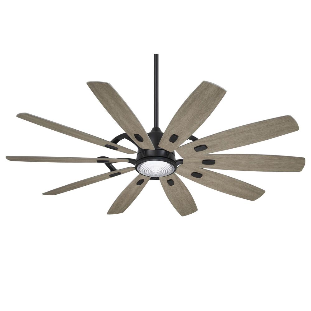 Minka-Aire Barn 65" Ceiling Fan with LED Light in Coal, , large
