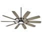 Minka-Aire Barn 65" Ceiling Fan with LED Light in Coal, , large