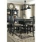 Ashley Tyler Creek 5-Piece Counter Height Set in Textured Black, , large