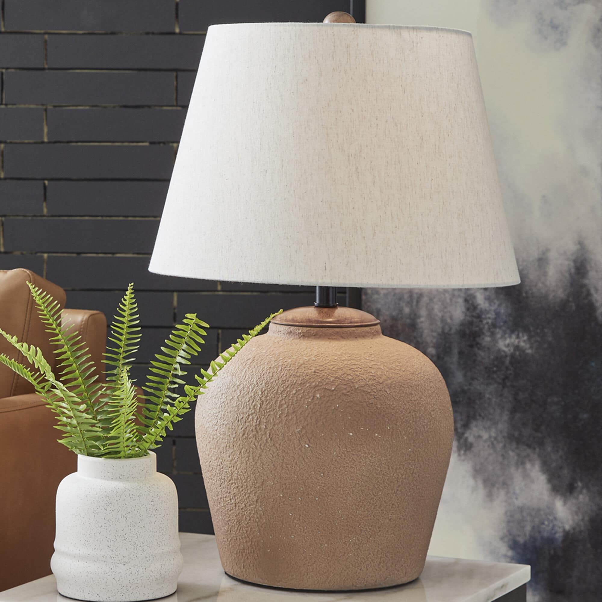 Ashley Scantor Table Lamp in Rust