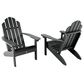 Highwood USA Classic Westport Adirondack Chair in Black (Set of 2), , large