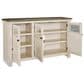 Ashley Bolanburg 60" TV Stand in Textured White and Weathered Gray, , large