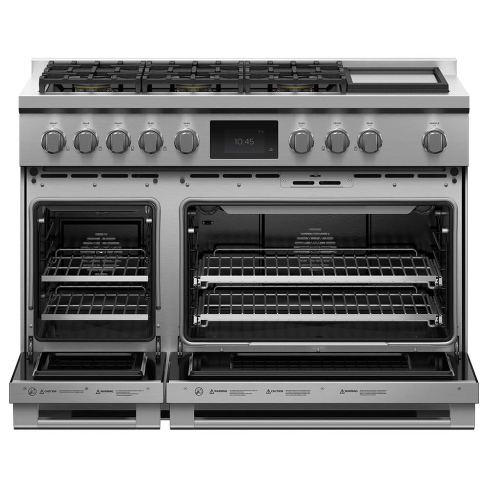 Fisher &amp; Paykel 48&quot; 6-Burner Dual Fuel Range with Griddle in Stainless Steel, , large