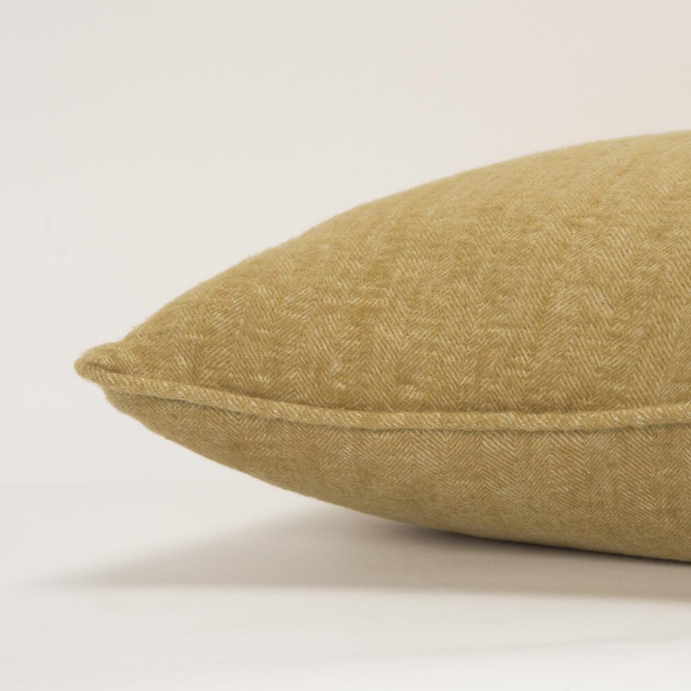 Rizzy Home Solid 20&quot; Down Filled Pillow in Gold, , large