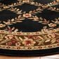 Safavieh Lyndhurst 5"3" Round Black and Brown Area Rug, , large