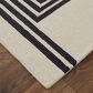 Feizy Maguire 8900F 3"6" x 5"6" Ivory and Black Area Rug, , large