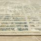 Oriental Weavers Reed RE12W 9"10" x 12"10" Ivory and Blue Area Rug, , large