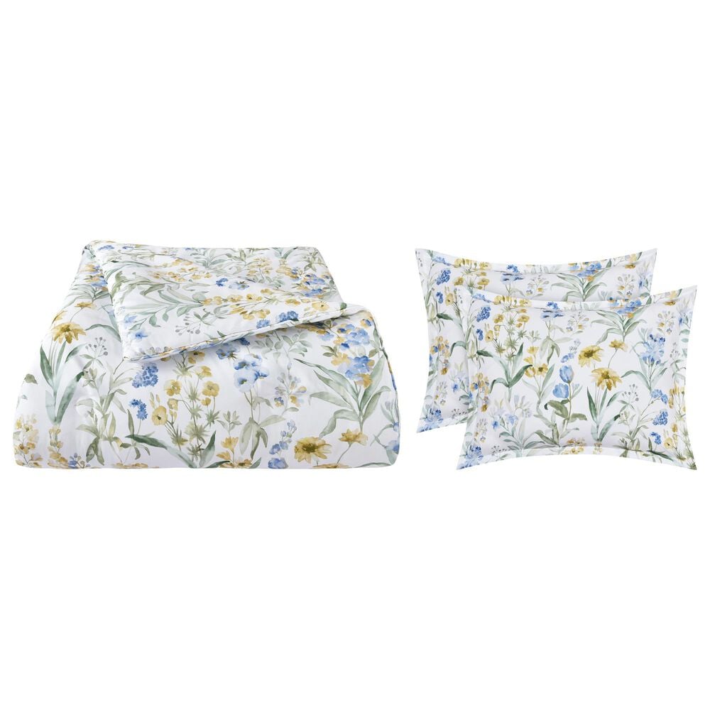 J. Queen New York Tallulah 3-Piece King/California King Comforter Set in Blue, , large