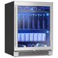 Zephyr 5.11 Cu. Ft. Single Zone Beverage Cooler with Glass Door in Stainless Steel, , large
