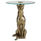 Ashley Vallain Accent Table in Antique Gold and Clear, , large