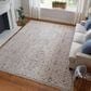 Feizy Pasha 39M6F 5" x 7"6" Beige and Blue Area Rug, , large
