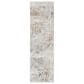 Nourison Glitz GLZ23 Grey and Multicolor 2"3" x 7"6" Runner, , large
