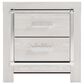 Ashley Altyra 2 Drawer Night Stand in White, , large