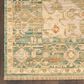 Nourison Antique Bloom Teal 9" x 12" Area Rug, , large