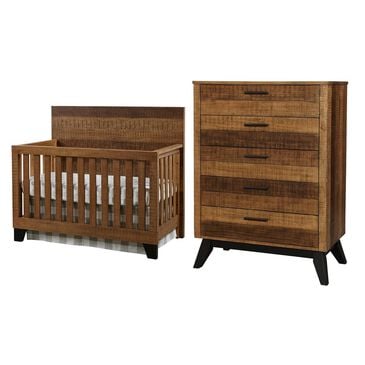 Eastern Shore Urban Rustic 2 Piece Nursery Set in Brushed Wheat, , large